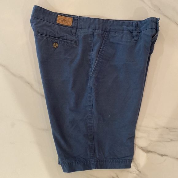 Boston Traders Luxury Vintage Blue Shorts 100% Cotton Summer | Size 34 - Picture 3 of 6